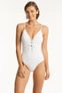 Sea Level Interlace Lace Up Tri One Pce